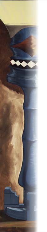 Left Half of Image of the Original Painting Humanity's Torch
